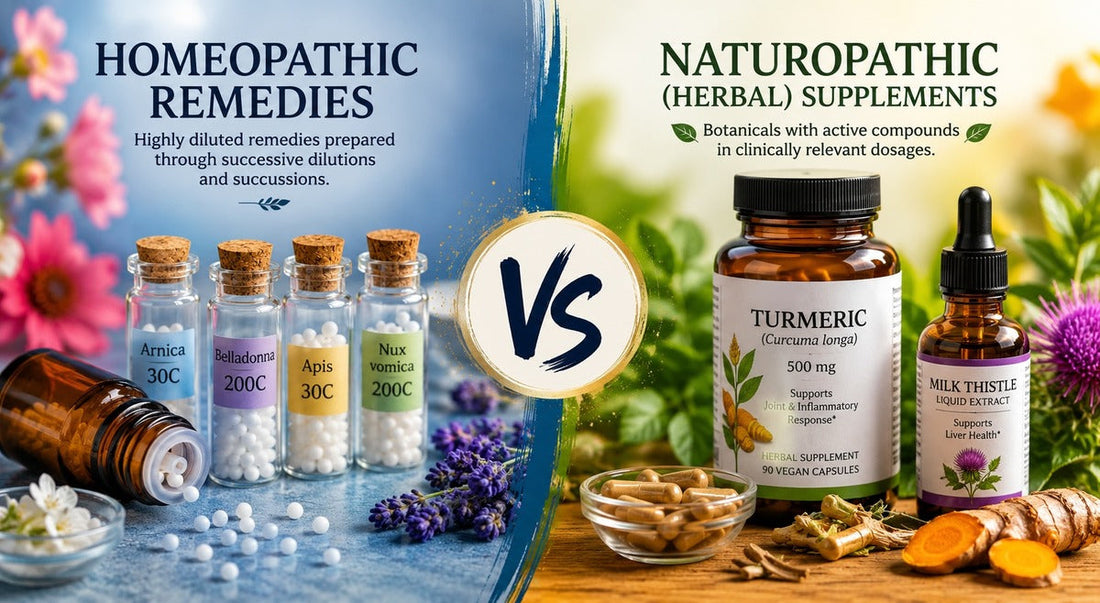 Homeopathy vs Naturopathy: Understanding How Botanicals Are Used