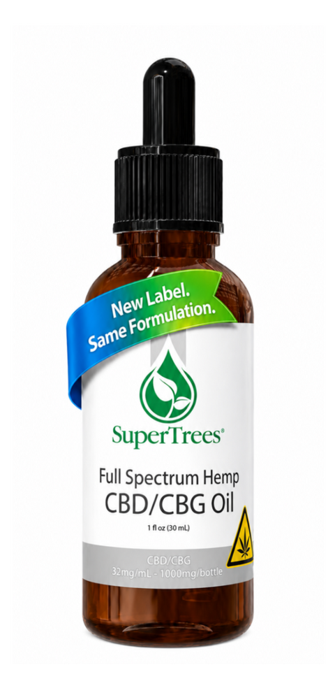 Full Spectrum Hemp CBD/CBG Oil - 32mg/mL – SuperTrees Botanicals Full Spectrum Hemp CBD/CBG Oil - 32mg/mL – SuperTrees Botanicals