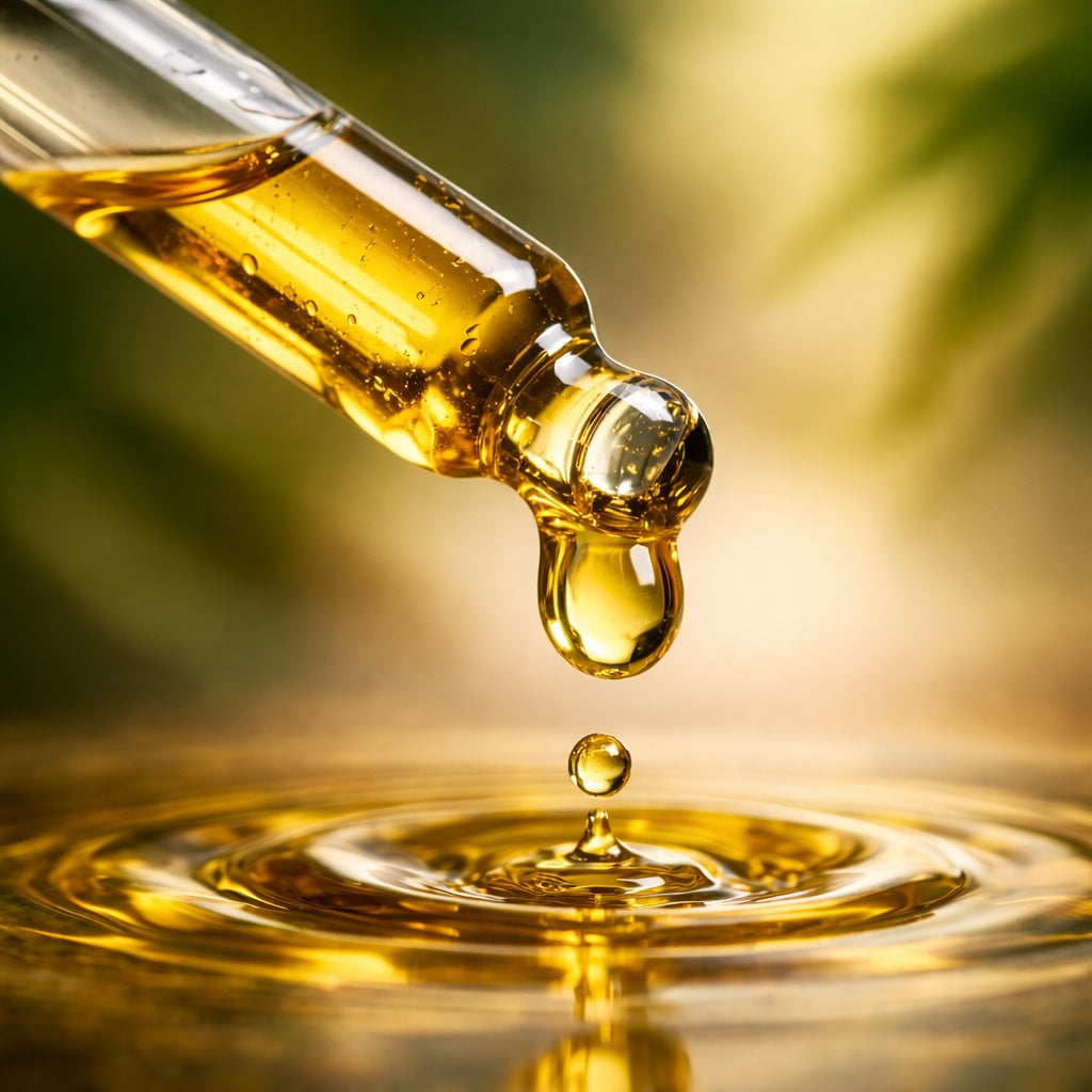 Oil dropper with cbd oil 